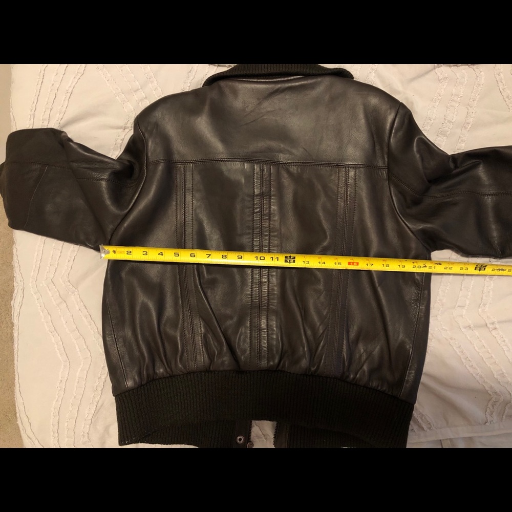 Leather biker jacket - Picture 8 of 8